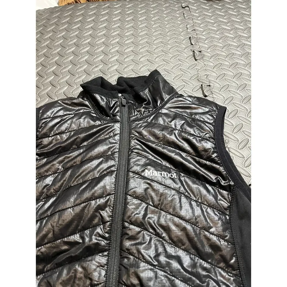 Marmot Womens Black Insulated Vest‎ Athletic Running Warm Size Large